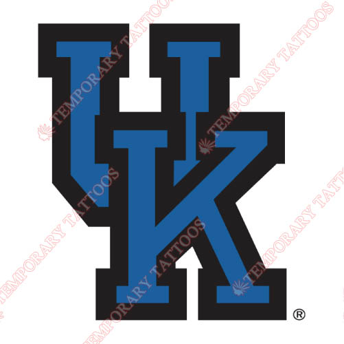Kentucky Wildcats Customize Temporary Tattoos Stickers NO.4742